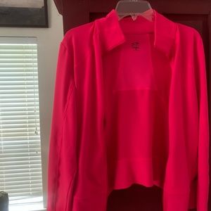 Beautiful pink athletic jacket.
